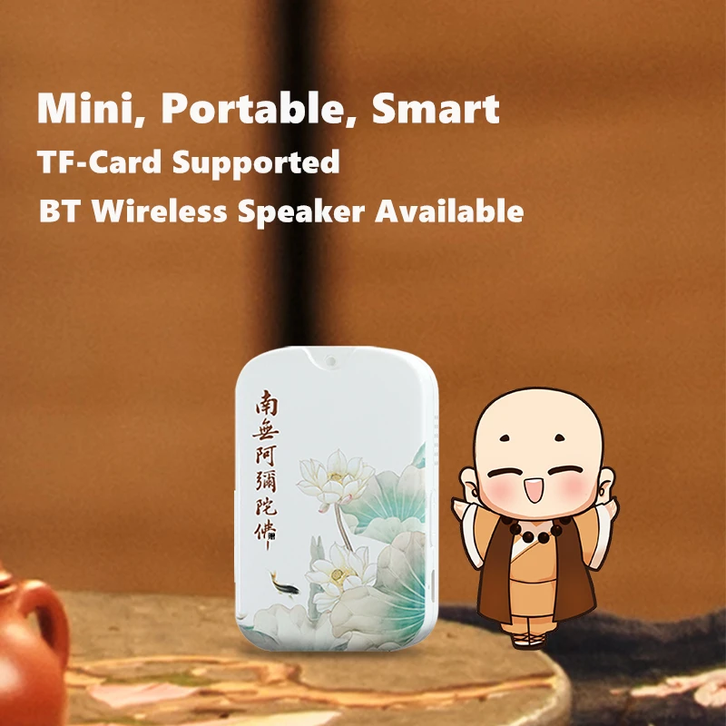 NEW Arrival 1W creative blue tooth zen MP3 player portable jogging music player with TF-card and micro USB charging cable