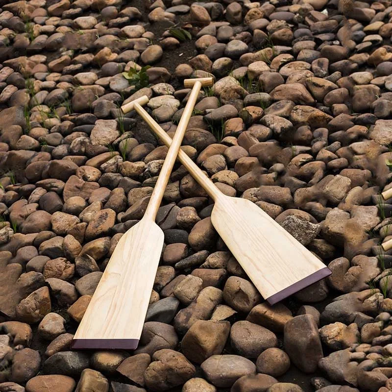 120/125/130/150 cm Gb Lightweight Wood Rafting Rowing Durable Hand Crank Family Wooden IDBF Approved Dragon Boat Paddle with Bag