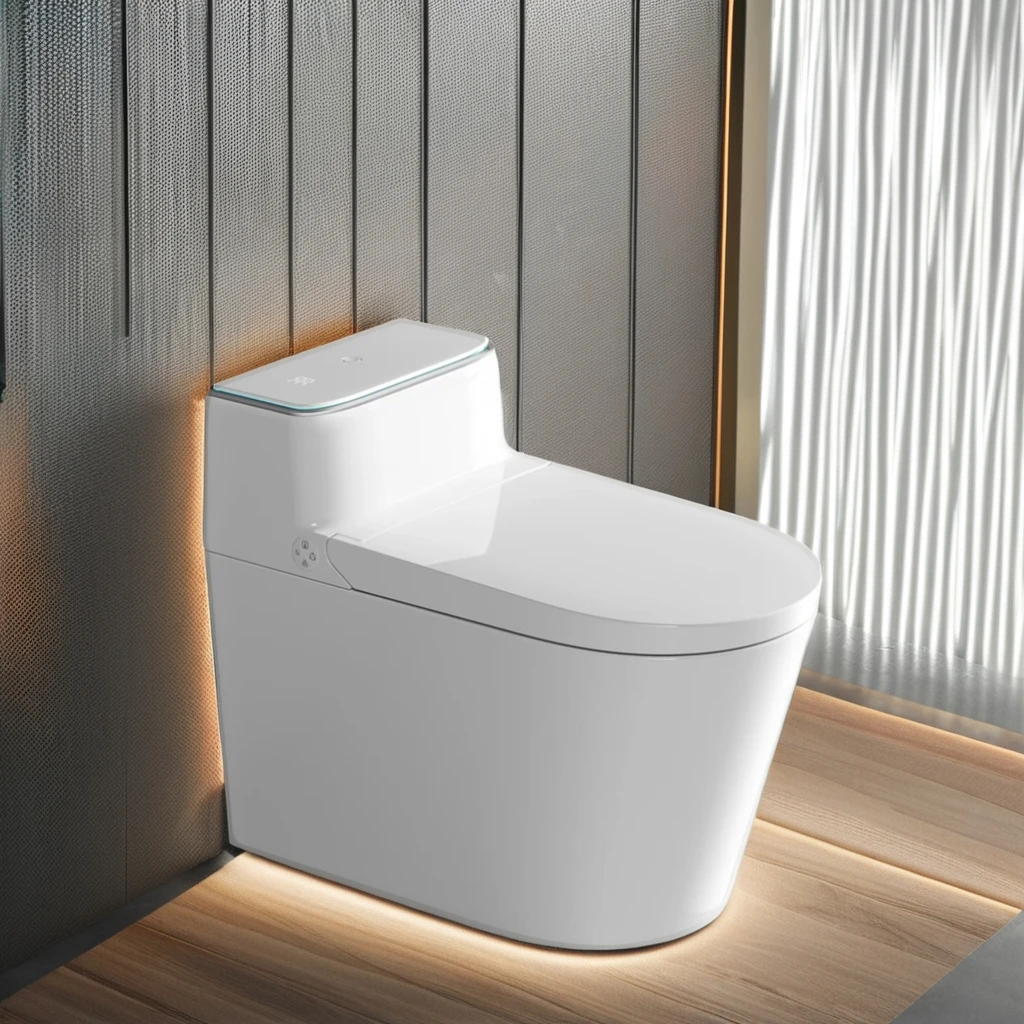 Smart Simple Toilet Seat Advanced Remote Control Heating Seat Ring Flush Away Seat Upgrade Ordinary Toilets Square Bowl Shape