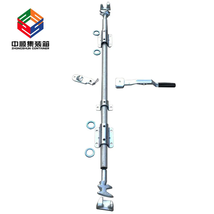 Части замка двери контейнера в частях тела тележки