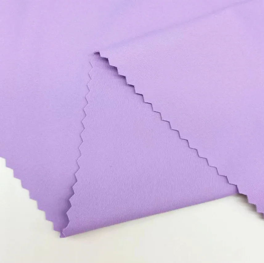High Quality 82% Polyester 18% Spandex Double-side Brushed Fabric