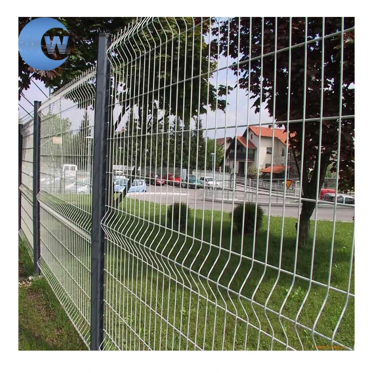 Customized high quality Home Outdoor 3D metal Curved Welded Wire Mesh Garden Fence For Fence Panel Pvc Fence
