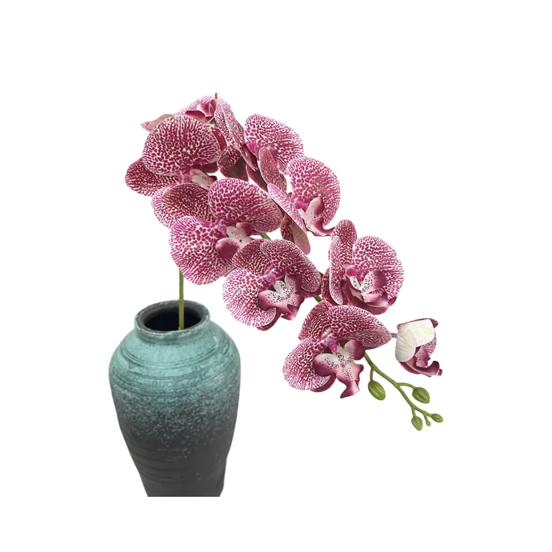 2023 Silk Butterfly Orchids Plant White Phalaenopsis Orchid Centerpiece Flower for Wedding Decoration