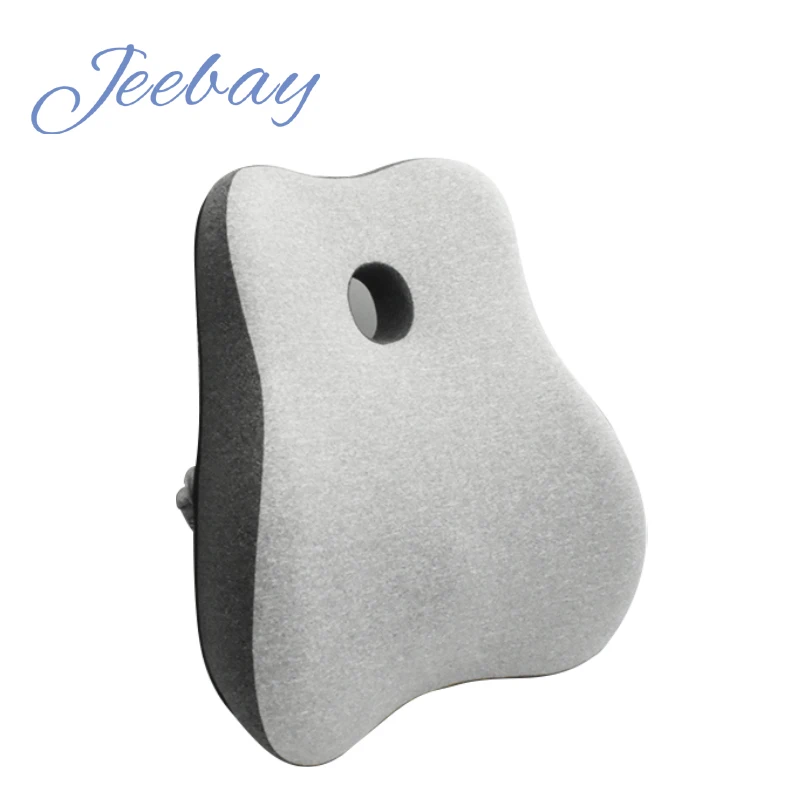 Lumbar support memory foam pillow car waist  cushion slow rebound backrest Ergonomic Design