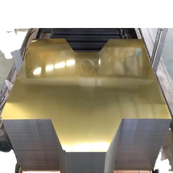 Factory Price Golden Lacquer Tinplate Sheet and Coil,  Lacquered Tin Plate with Gold Color