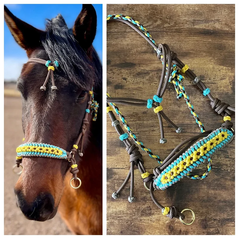 Custom fringe paracord horse tack Fringe breast collar set tie down set barrel reins for small pony Cob horse burgundy tack