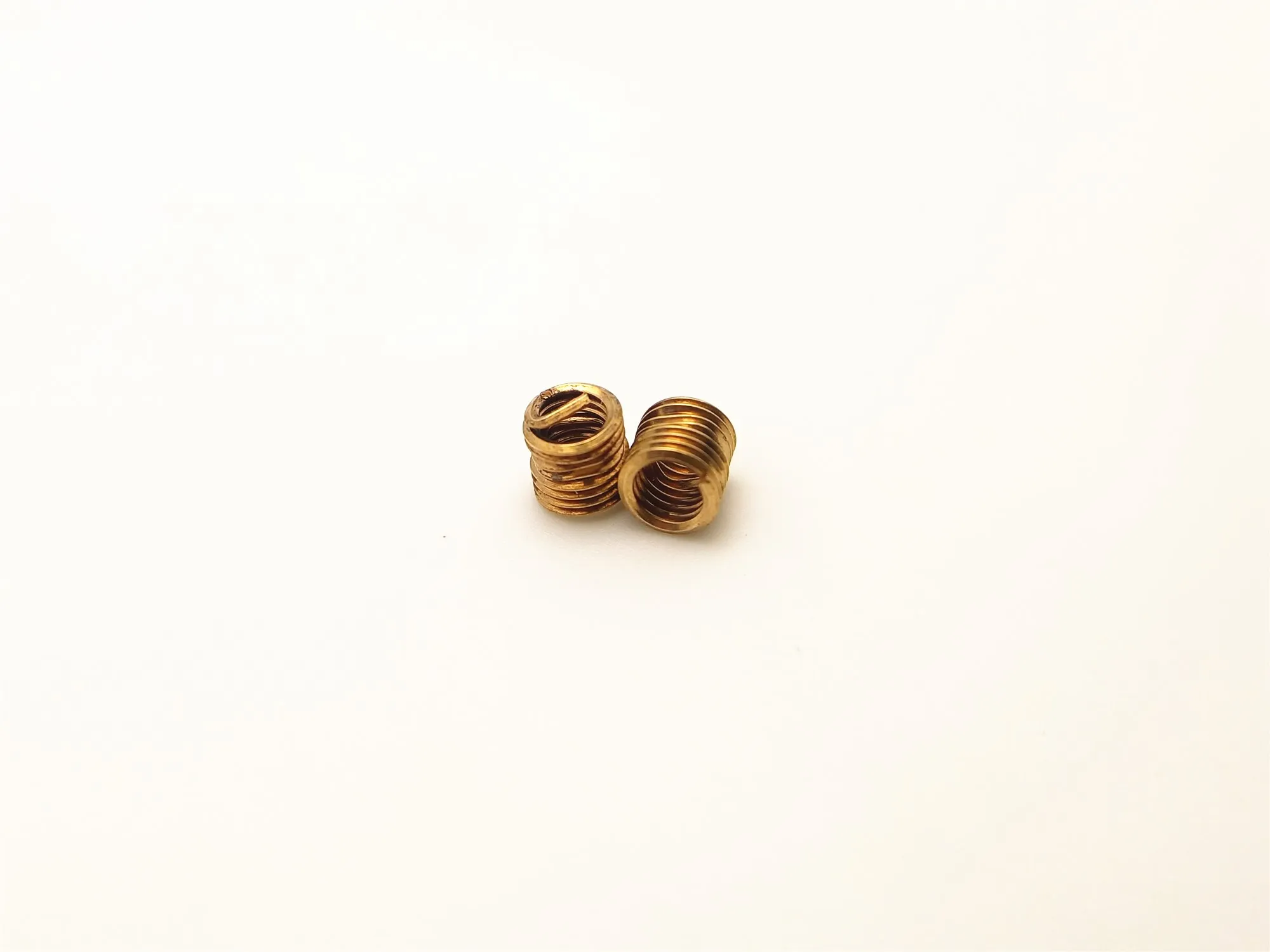 M4*0.7 Phosphor Bronze Wire Thread Insert Non-Magnetic Copper Brace Sheath Made of Steel and Stainless Steel