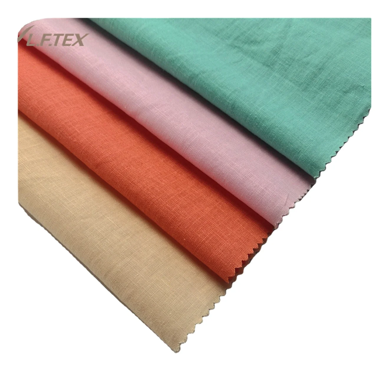 Ткань из вискозы и льна, однотонная ткань для рубашек, цвет под заказ
