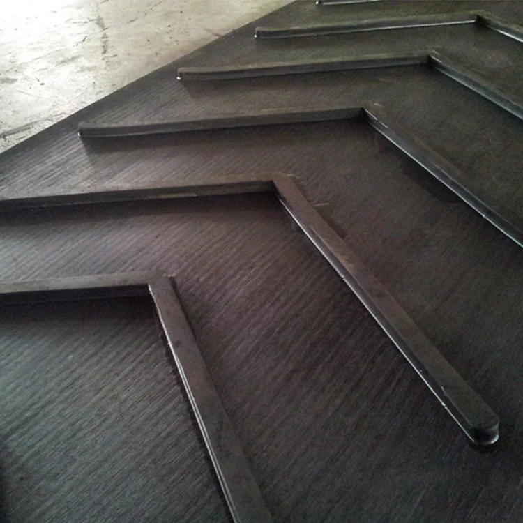 Горячая продажа шеврон Профиль резиновый конвейер