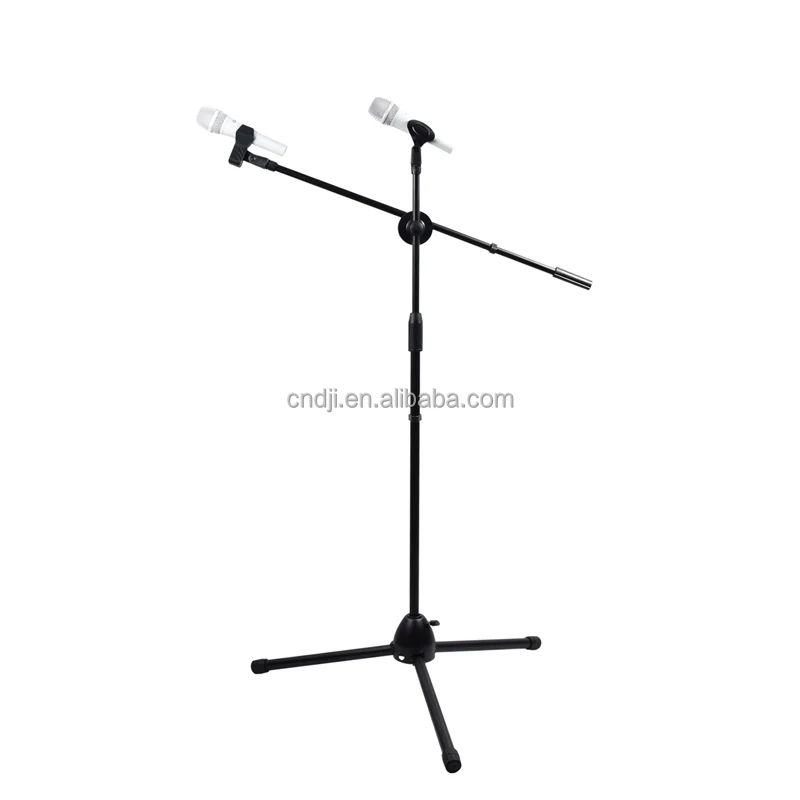 V-STAR Manufacture professional adjustable floor tripod mic stand for microphone