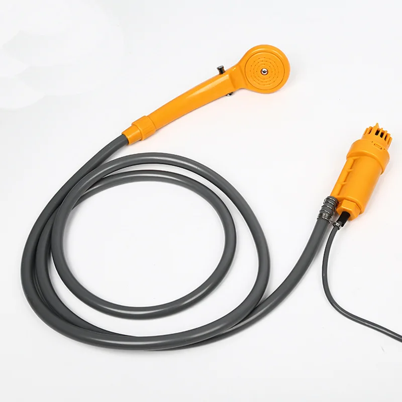 
High quality portable 12v dc rechargeable camping shower 