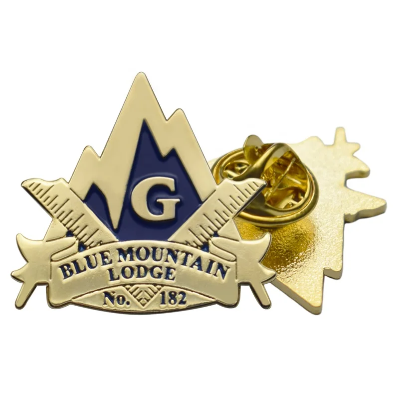 Hot sale of high quality imitation enamel metal gold plated aircraft model badges