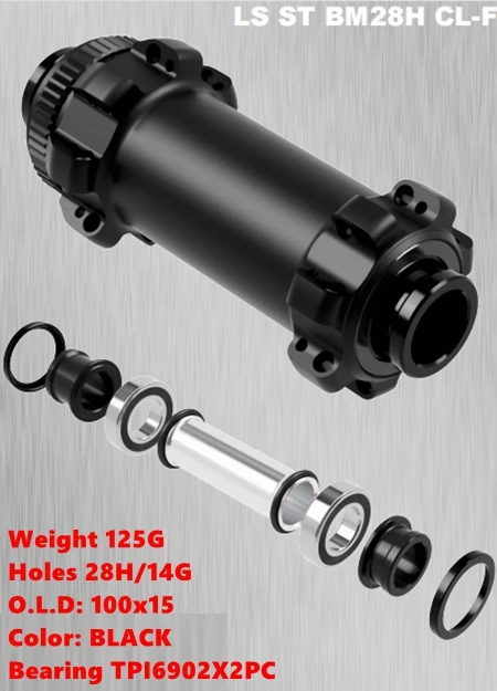 BIKEDOC LSSTBM28 Front Rear MTB Hubs Ratchet 36T Weight 345g  28 Holes Speedone Hubs MTB XR360