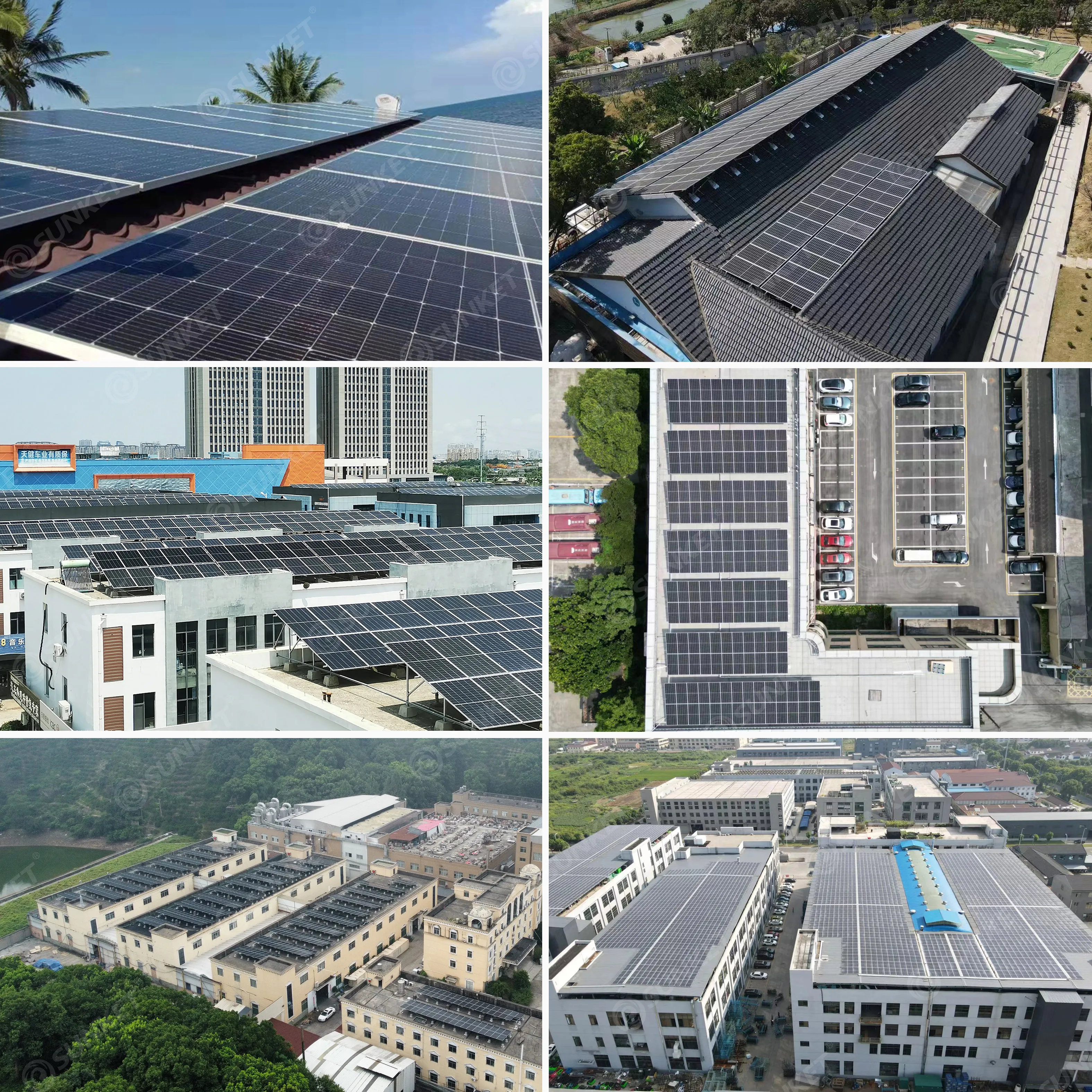 Sunket Thailand Factory Bificial Mono 550w Solar Panels In Thailand Solar Panel China Price 550w Solar Panel Haiti