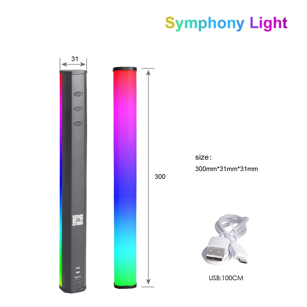 Hot Selling 2 Pack APP Control Smart RGB Light Bar Rhythm Recognition Music Light Ambient Light For TV