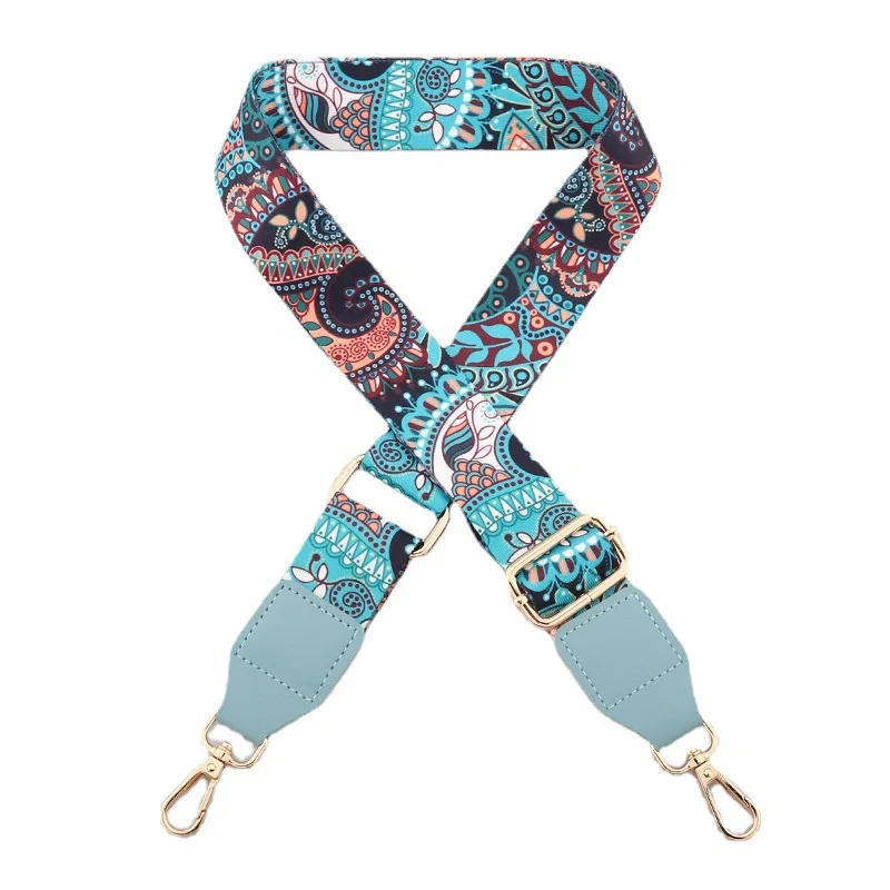 Bohemian Ethnic Style 3.8cm Diy Replacement Bag Straps Adjustable Crossbody Bag Straps