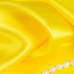 Light colored dingbu fabric golden yellow Buddha salute yellow cloth gift box cloth packaging inner lining material satin