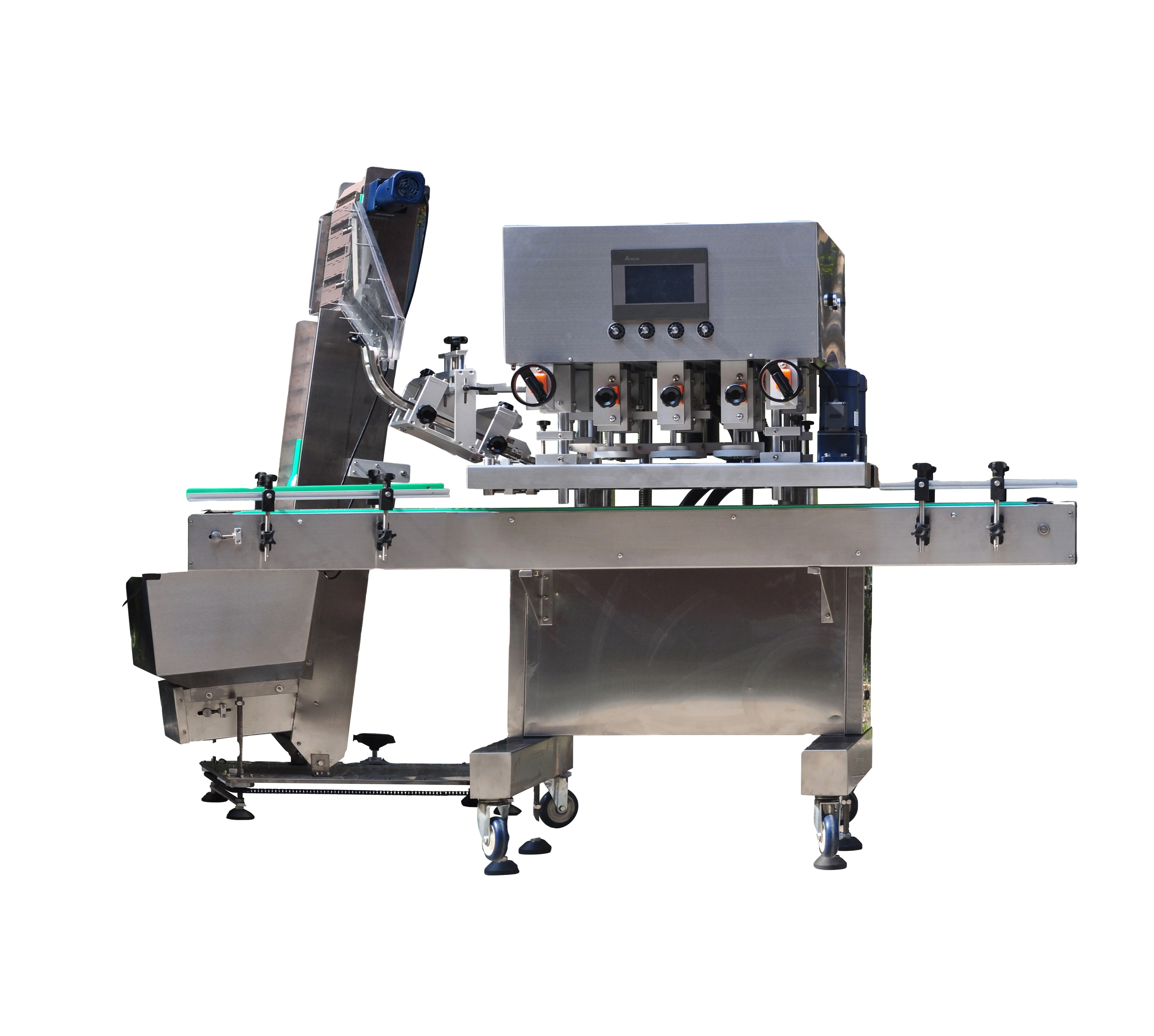 GX-200 High-speed capping lid screw machine (capper + elevator)
