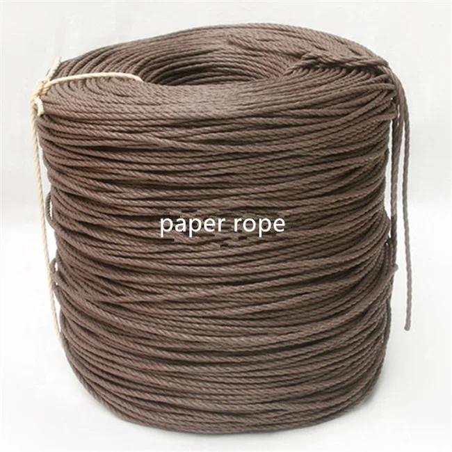 Rope Danish Paper Cord For Knitting 10kg Roll 3.5mm 4mm Twisted Waterproof Ropes Danish Cord