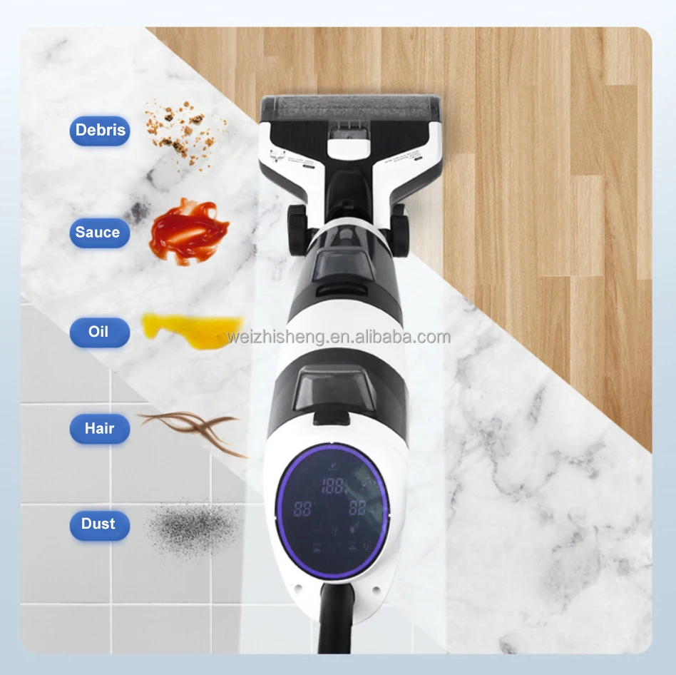 Dry and wet UV cordless hand held vacuum cleaner Floor washer