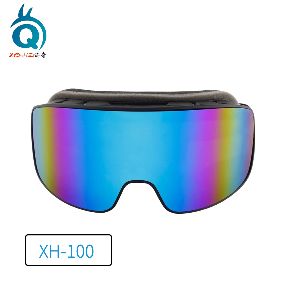 New custom logo sports sun glasses cylindrical otg over the glasses anti-fog snowboard ski goggles