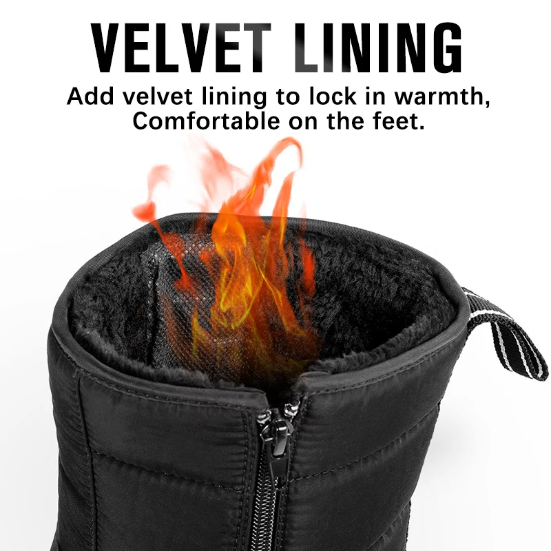 2022 scarpe riscaldate chaussures chauffantes electriques Winter Woman Graphene Rechargeable Electric Battery Heated Boots