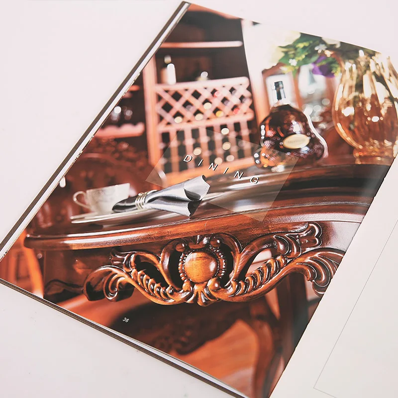 35 years Factory OEM Fancy Paper A4 Year Book & Catalogue Magazine Printing Service for Business Use