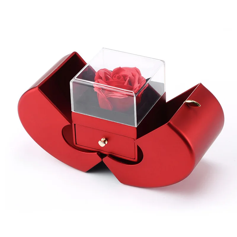 Christmas apple jewelry box creative jewelry case Christmas gift box ring pendant box spot wholesale