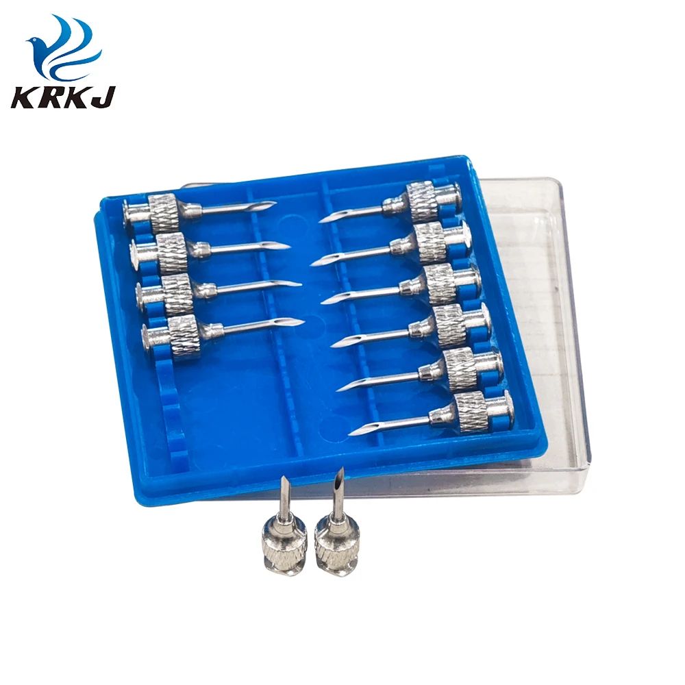 KD405 многоразовая круглая ступица из нержавеющей стали для подкожных инъекций ветеринарного использования