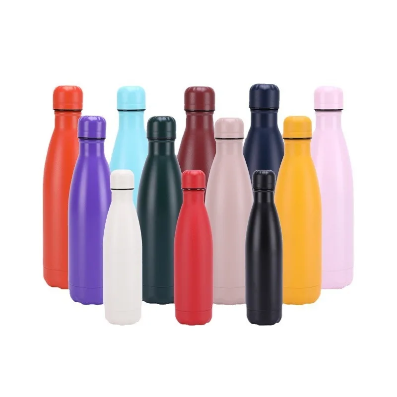 Colorful Stainless Steel Water Bottle Insulated Fitness Flask Sports Camp Gym Bicycle Vacuum Thermos