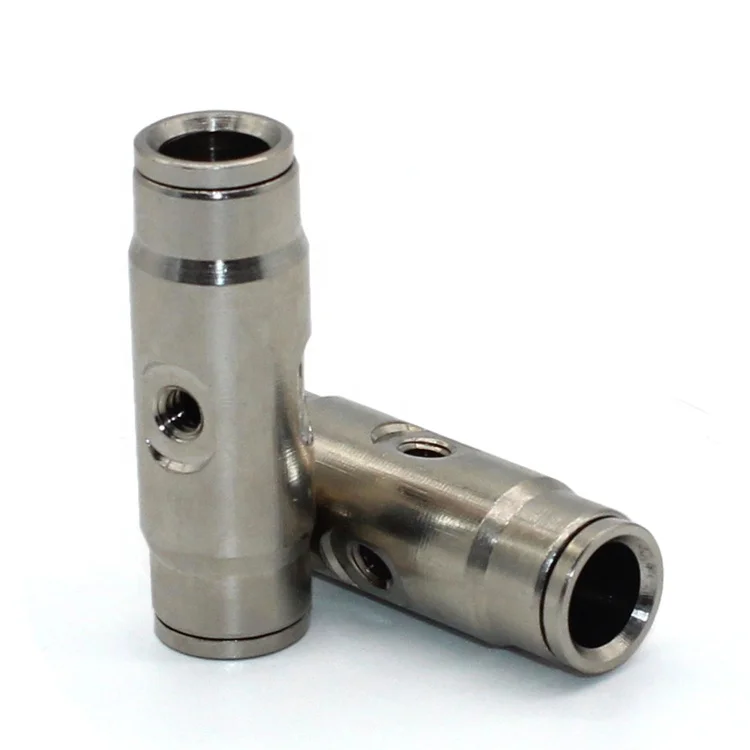 Slip Lock Mist Nozzle Connector, Quick Coupling with Two Nozzle Seat misting cooling system