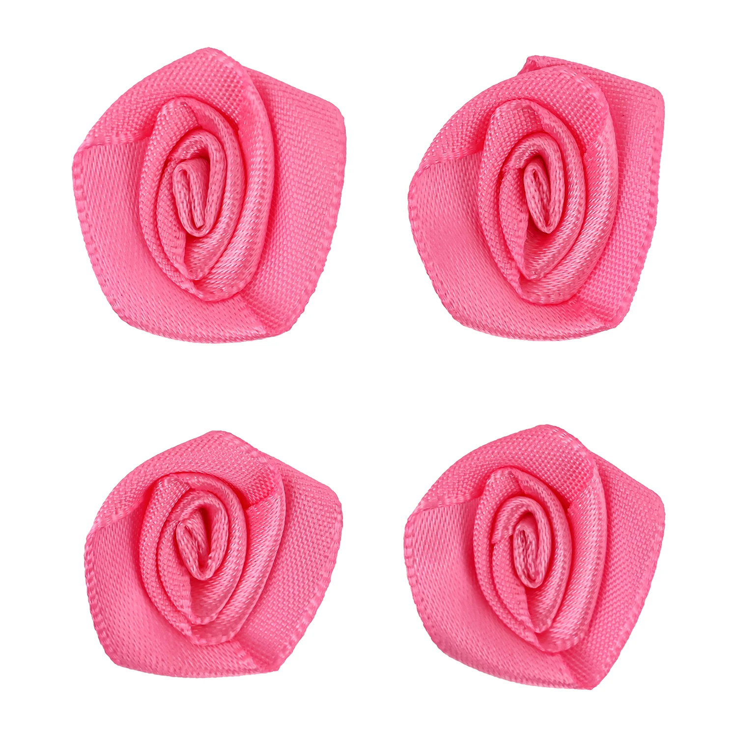 Wholesale Handmade Clothing Decorative Flower Artificial Fabric Girls Hair Clothing Dress Ribbon Bow For Craft Accessories