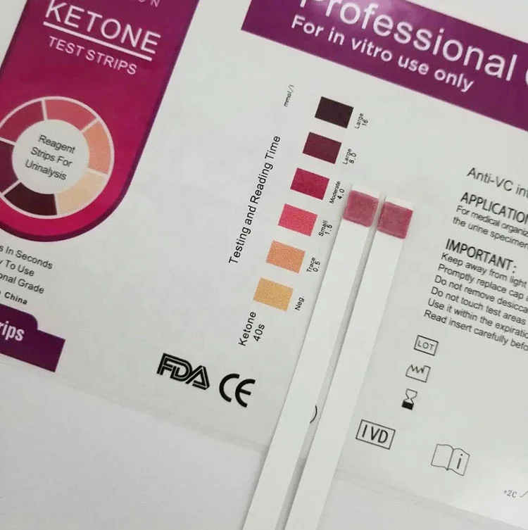 Hot Sell Wholesale Diabetic Ketone Test Strips Suppliers Urine Test Strips