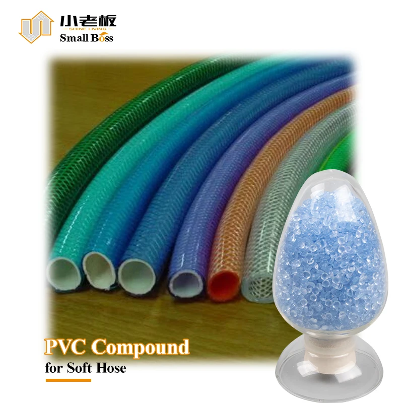Sample No Smell High Quality Raw Material Flexible Tubes PVC soft crystal granules PVC pellets PVC Granules Compound
