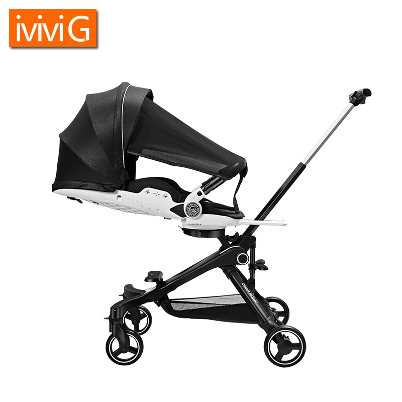 Best-Selling U3-2 High Quality Baby Stroller Alloy Foldable and Portable with Rotatable Direction that Can Lie Flat