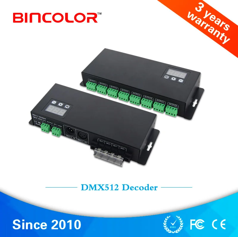 BC-824 24 Channel Led Strip Dmx Decoder RGB DMX Decoder 24ch Dmx 512 Decoder