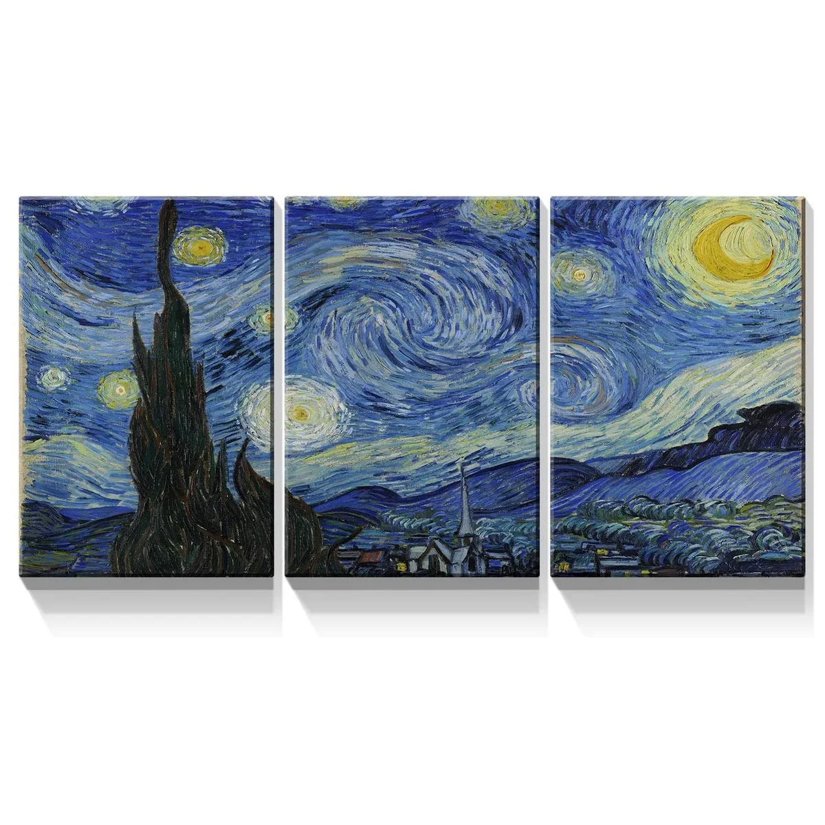 Vincent Van Gogh Art Reproduction Giclee Canvas Prints 3 Panel Oil Painting Wall Art Painting wall art set For Living Room decor