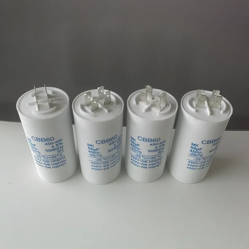 Water pump operating capacitor AC capacitor plug-in capacitor