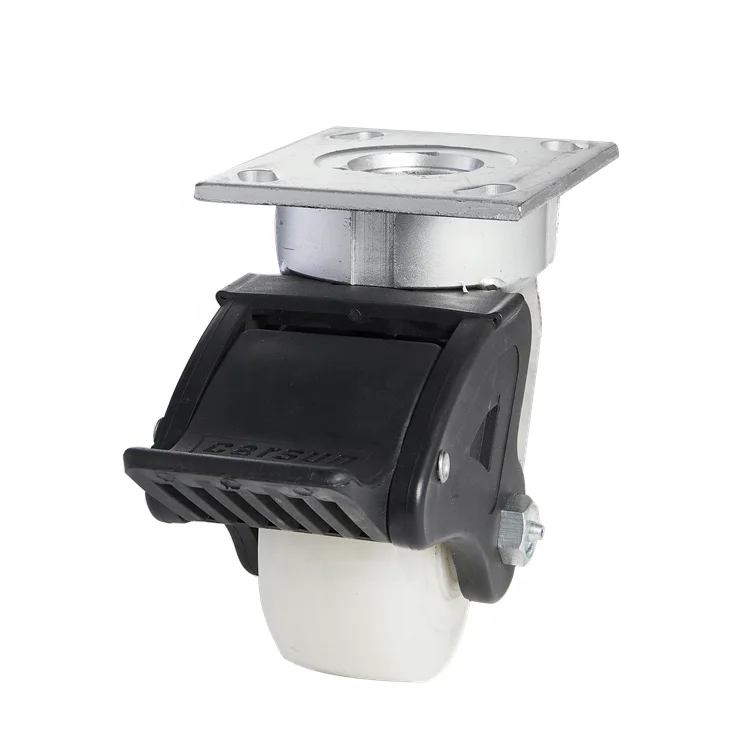 Heavy duty impact-resistance 4/5/6/8 inch nylon industrial casters nylon total lock brake caster wheel