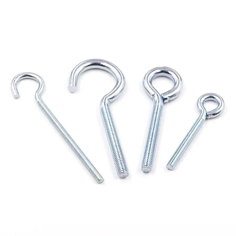 Factory Price Customized Carbon Steel 4.8 8.8 10.9 12.9 Grade Blue White Zinc Plated Eye bolt Screws