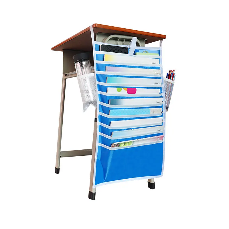 Oxford Heavy Duty Student File Pocket Organizer Storage Pouch Paper Sorter Pencil Stationery Holder Desk Side Hanging Bag