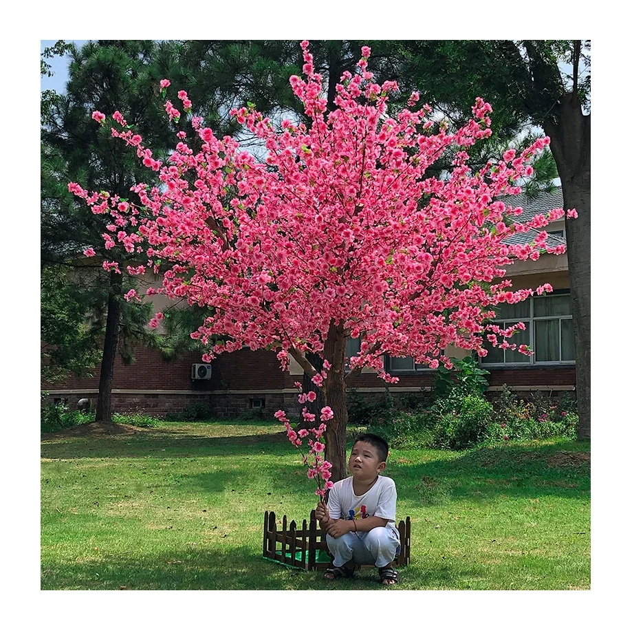 Wholesale pink Japanese Cherry Tree Wedding Decoration Arch Artificial Cherry Tree for Sale