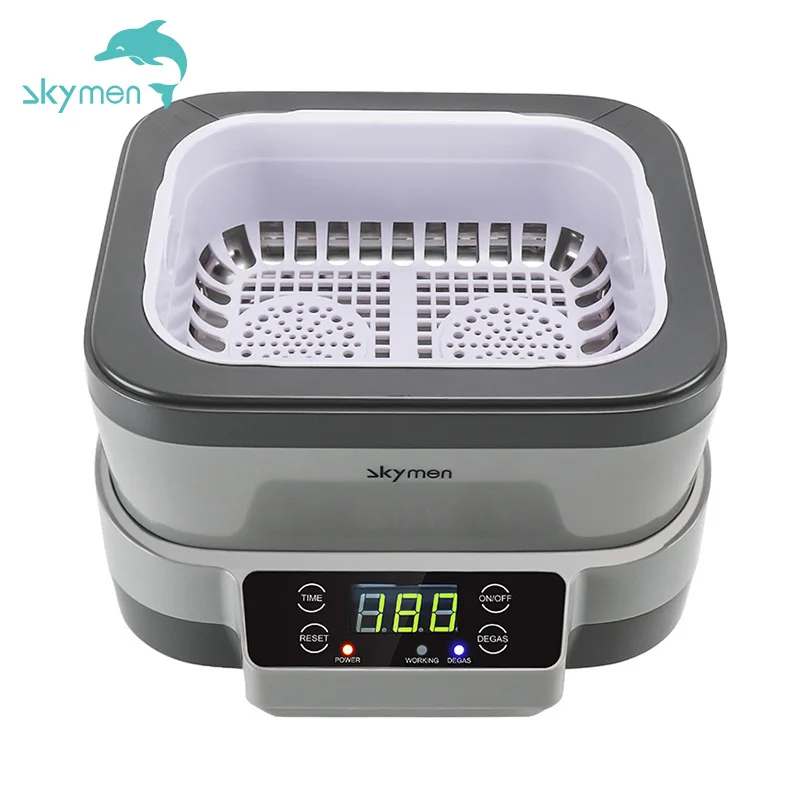 Ultrasonic Cleaner Sonicator Bath Ultrasonic Degas For Watches Contact Lens Glasses Denture Teeth Electric Makeup Razor
