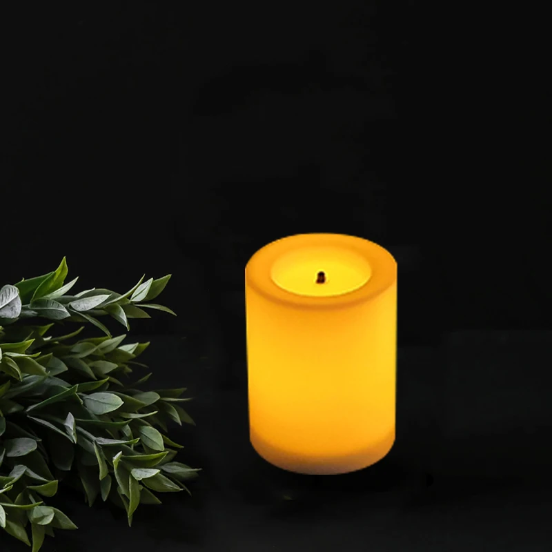 Hot Selling Products Pillar Flameless LED Solar Candle For Home Table Decor