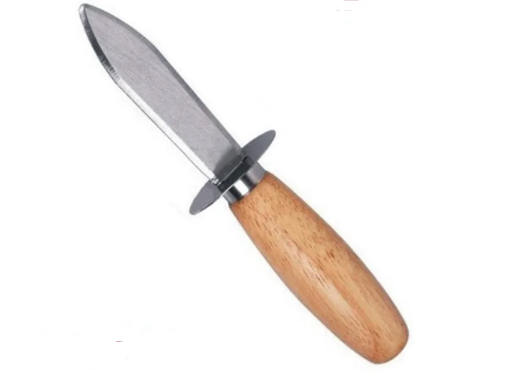 
2021 HOT Multifunction Seafood Shell Anti-slip Handle Tool Home Kitchen Pry Scallop Knives Stainless Steel Open Oyster Knife 