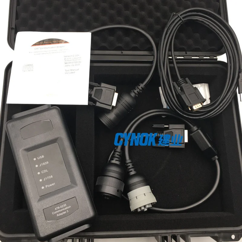 Construction Machinery Parts Cat Communication Adapter Group Cat 317-7485 3177485 Et3 Iii Excavator Diagnostic Tool 2018a Vision