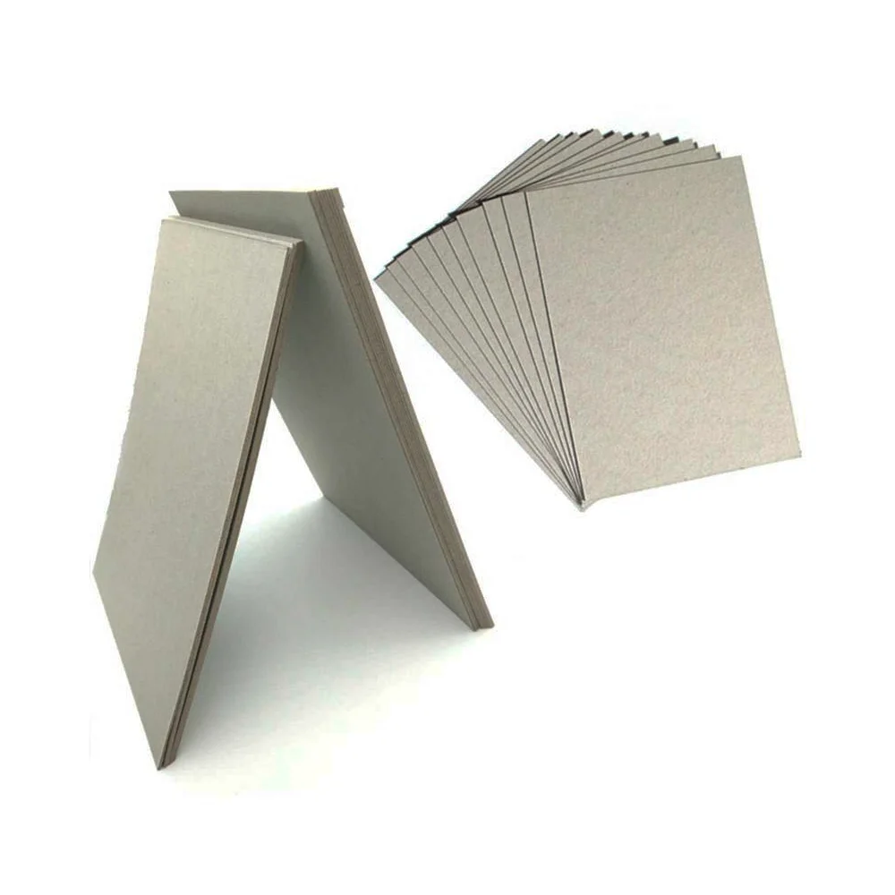 Wholesale 2mm Cardboard Grey Cardboard Sheet Customized Weight Coated White/gray Cardboard