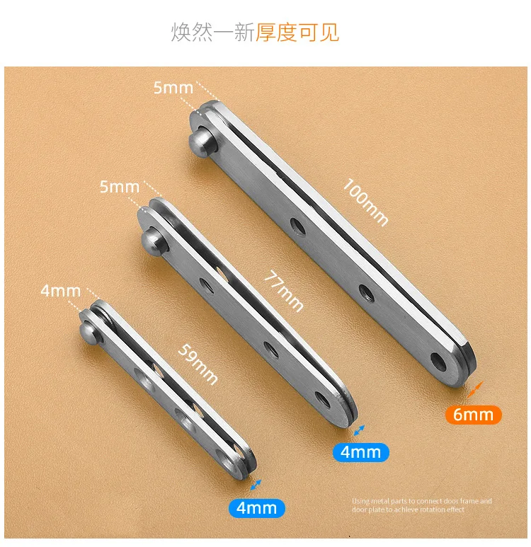 360 Degree Stainless Steel Door Rotating Up-Down Shaft Pivot Hinge Hinge For Window
