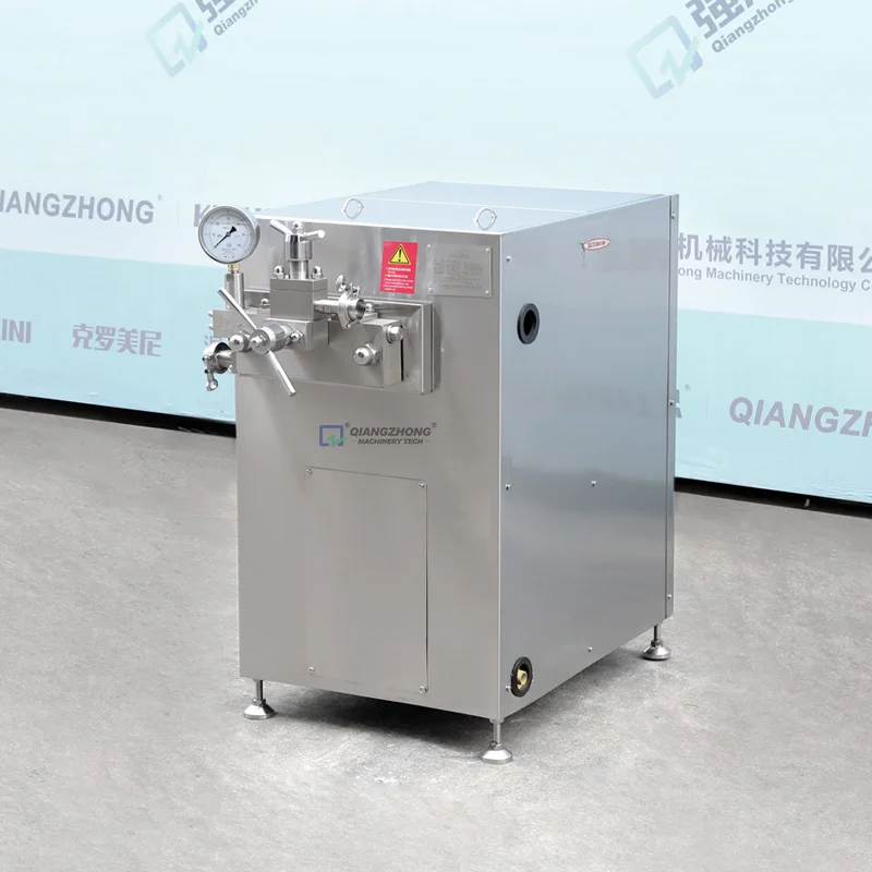 Automatic Industry Juice Soy Milk Ice Cream Condensed Milk Ultra High Pressure Homogenizer Pressure Vessel Customized Qiangzhong
