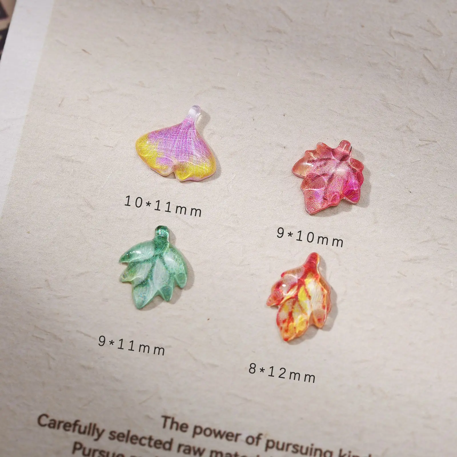 Thanksgiving Nail Art Charms Autumn Nail Accessories Maple Leaf Nail Decors for Women